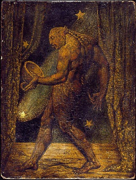 Peinture William Blake : The Ghost of a Flea (Le fantôme d’une puce)